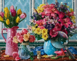Tulips Lilies and Roses Diamond Painting