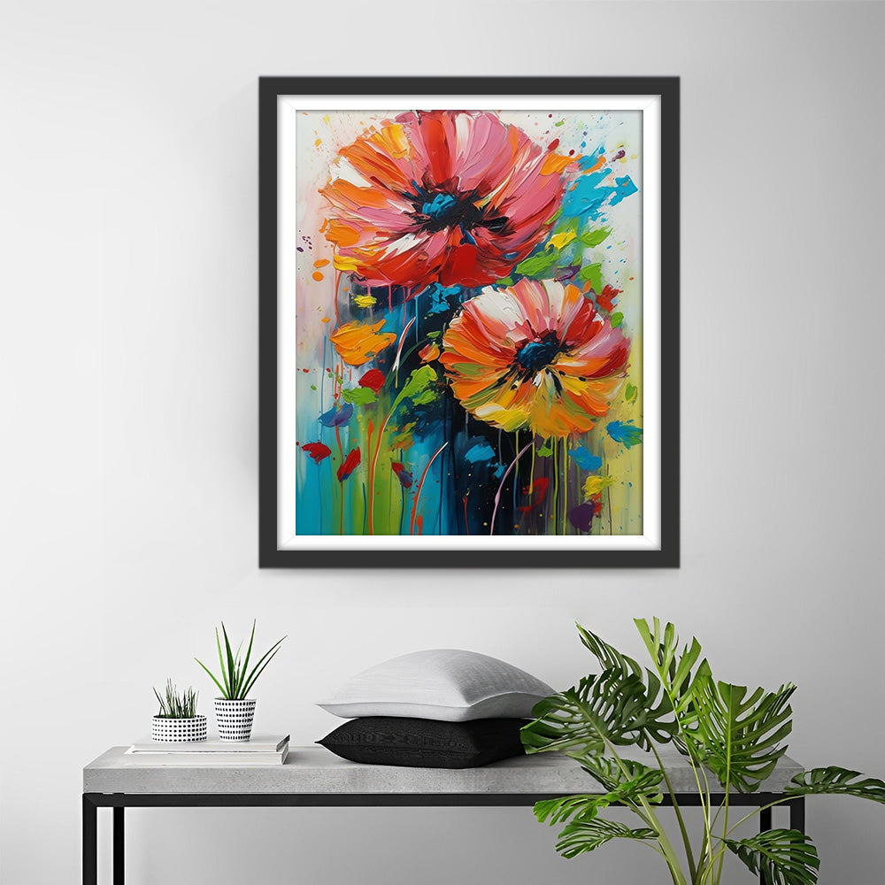 Two Red Poppies Diamond Painting