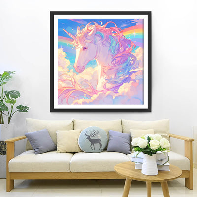 Unicorn and Rainbow Diamond Painting