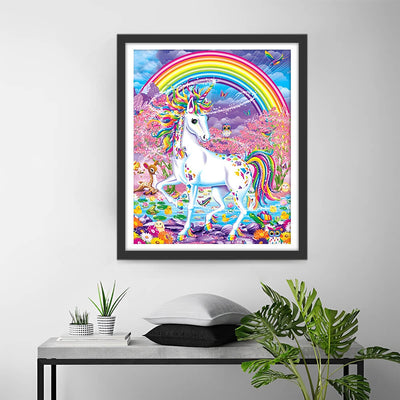 Unicorn Rainbow Paradise Diamond Painting