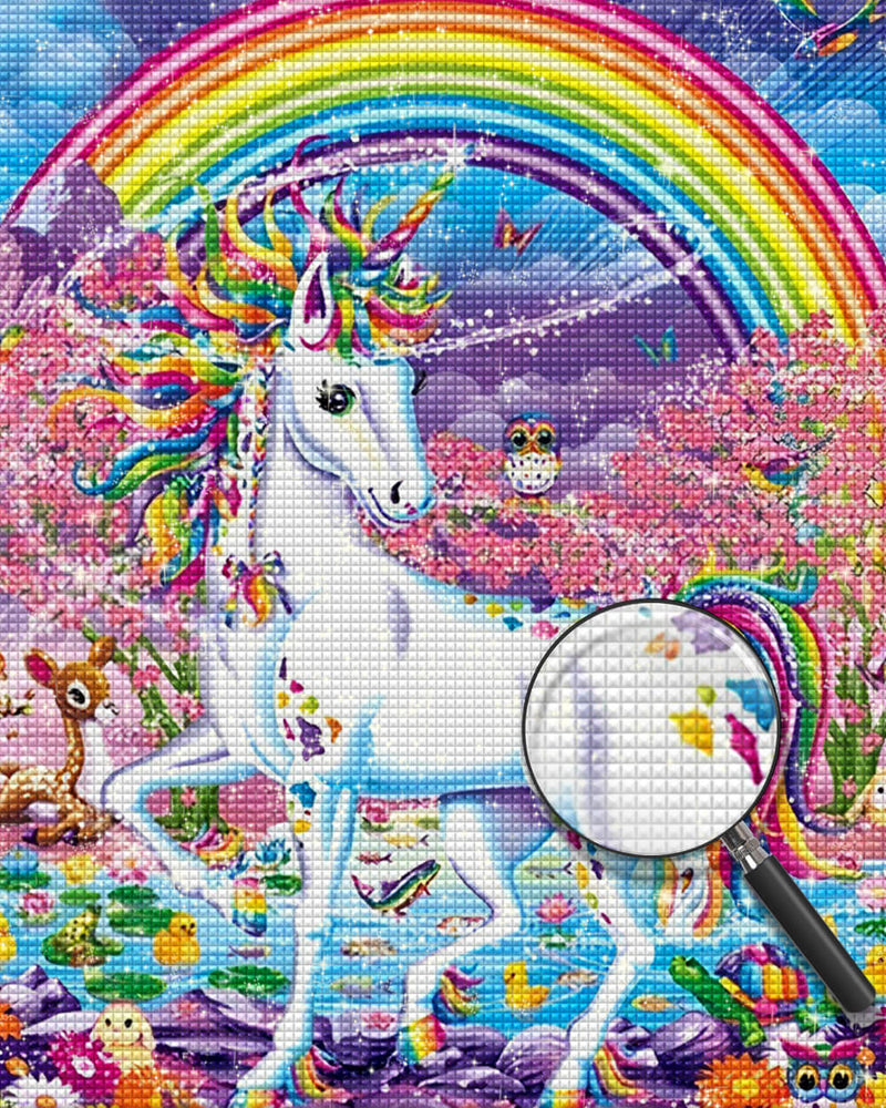 Unicorn Rainbow Paradise Diamond Painting
