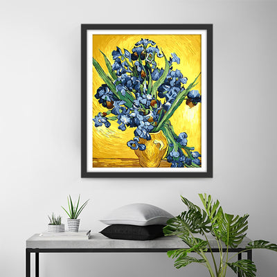Van Gogh's Blue Irises Diamond Painting