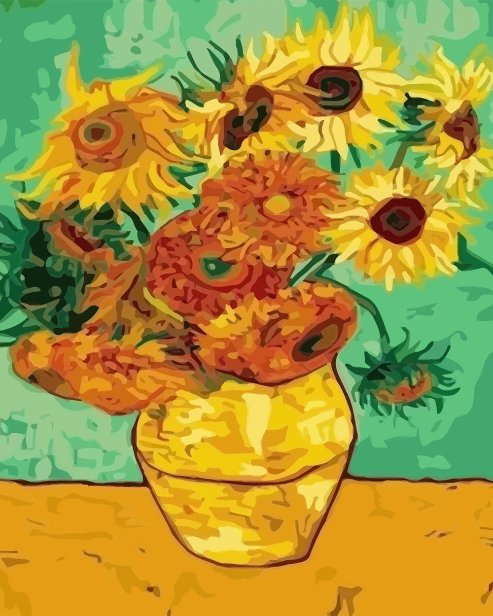 Van Gogh's Sunflowers Diamond Painting