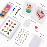 Various Bread Desserts 12Pcs - Mini Diamond Painting Kit