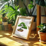 Various Green Potted Plants 12Pcs - Mini Diamond Painting Kit