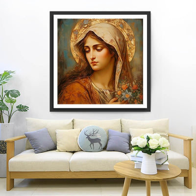 Virgin Mary Diamond Painting
