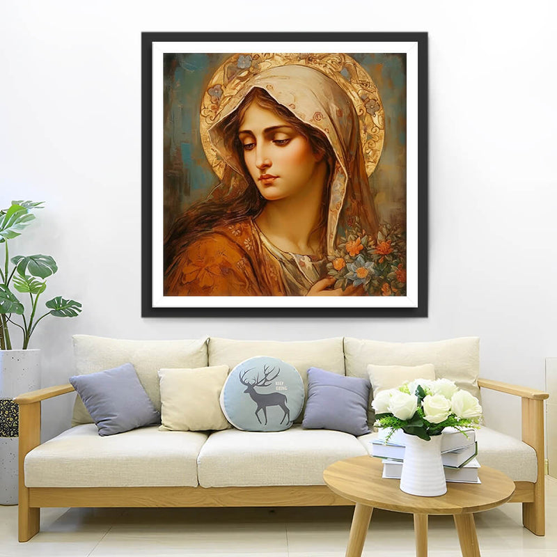 Virgin Mary Diamond Painting
