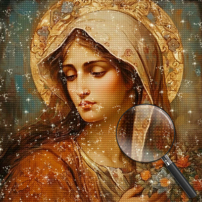 Virgin Mary Diamond Painting
