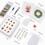 Warm Christmas 12Pcs - Mini Diamond Painting Kit