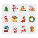 Warm Christmas 12Pcs - Mini Diamond Painting Kit