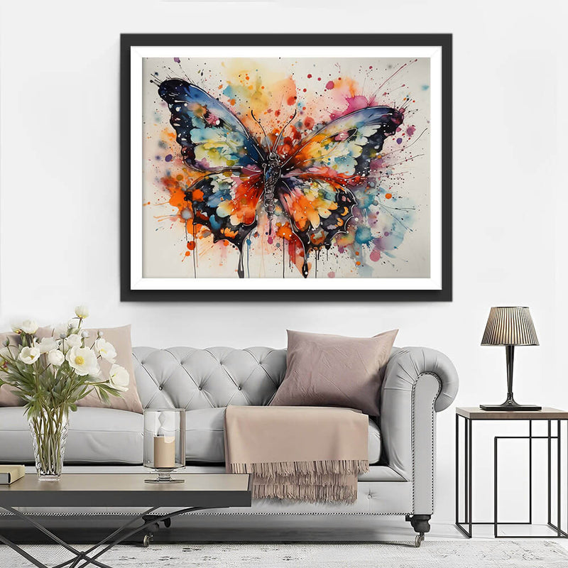 Watercolor Butterfly Diamond Painting