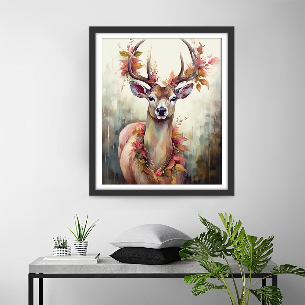 Watercolor Elk Diamond Painting