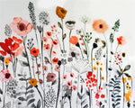 Watercolor Poppies Diamond Painting
