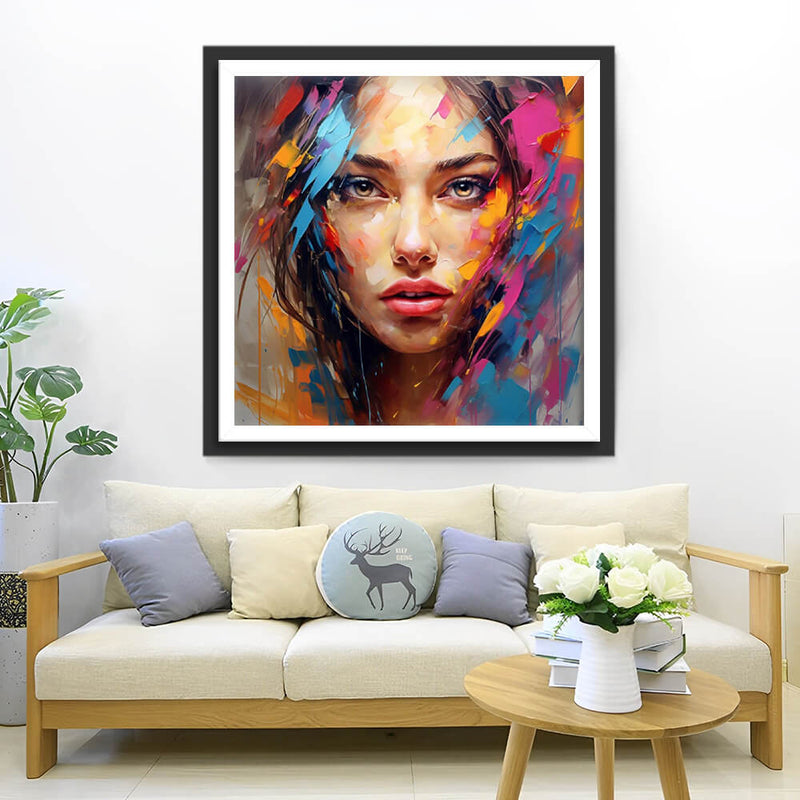 Watercolor Woman Diamond Painting