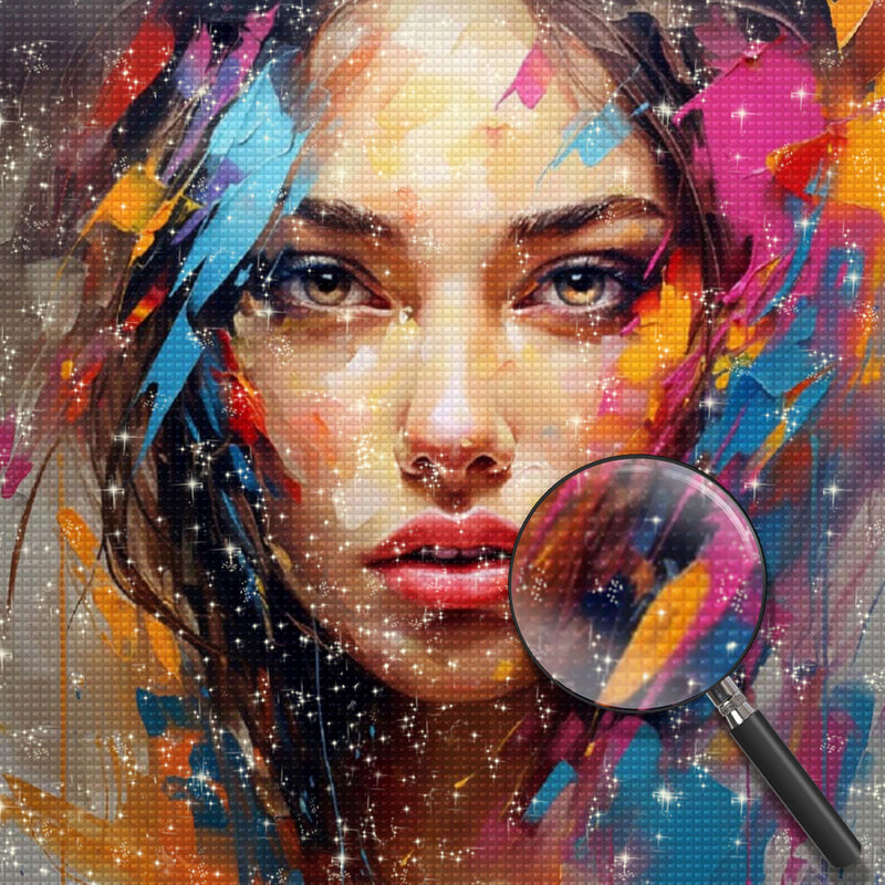 Watercolor Woman Diamond Painting