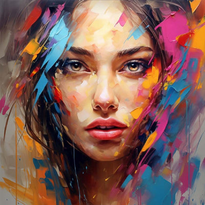 Watercolor Woman Diamond Painting