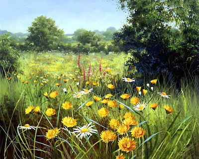 Wildflowers in the Meadow Diamond Painting