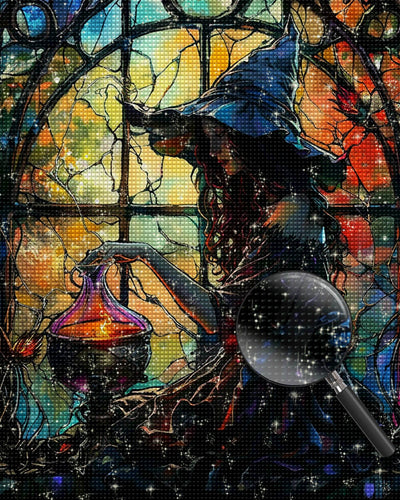 Witch and Magic Diamond Painting