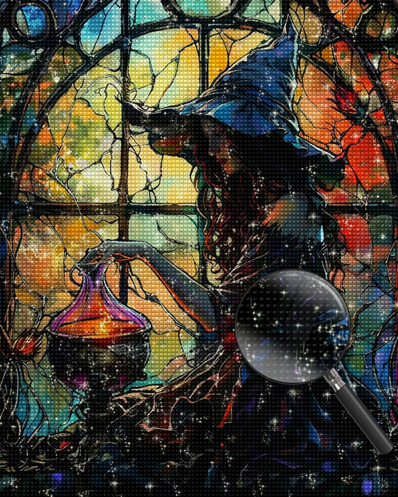Witch and Magic Diamond Painting