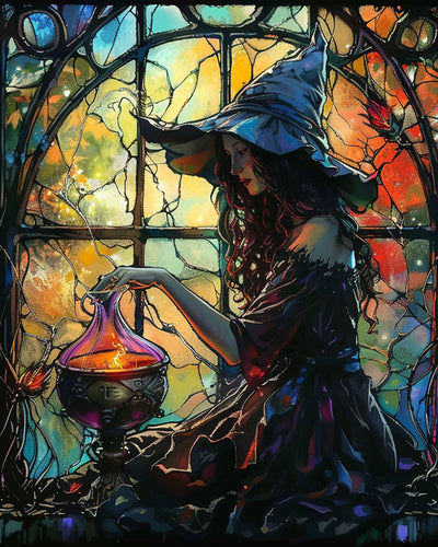 Witch and Magic Diamond Painting