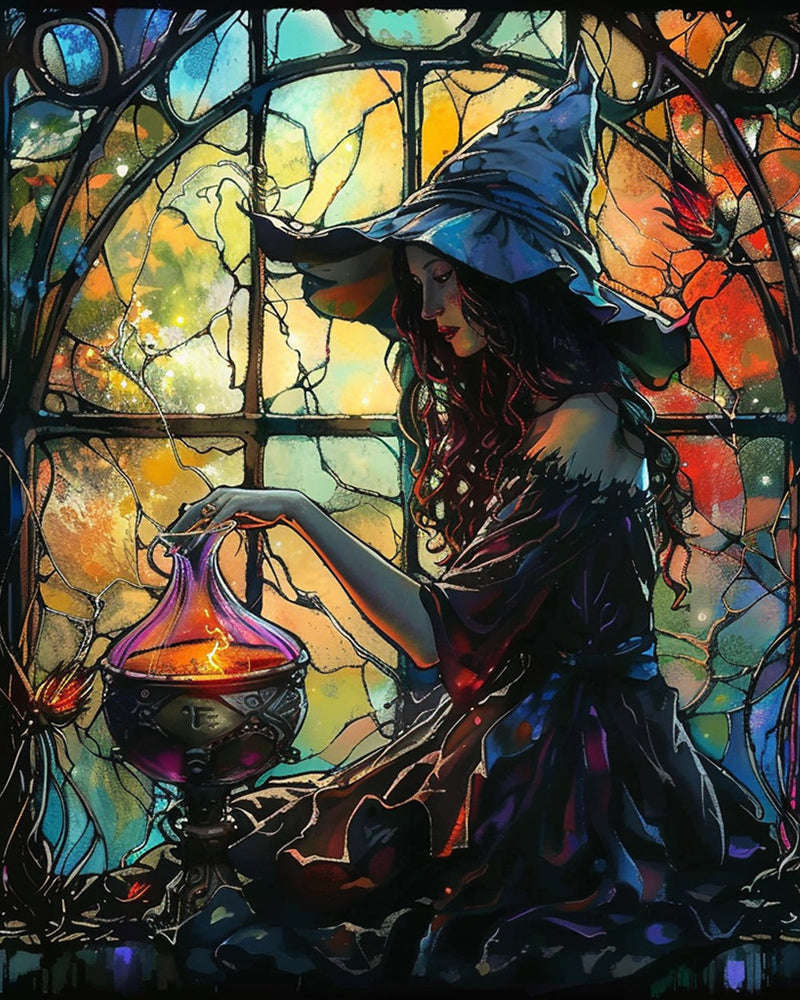 Witch and Magic Diamond Painting