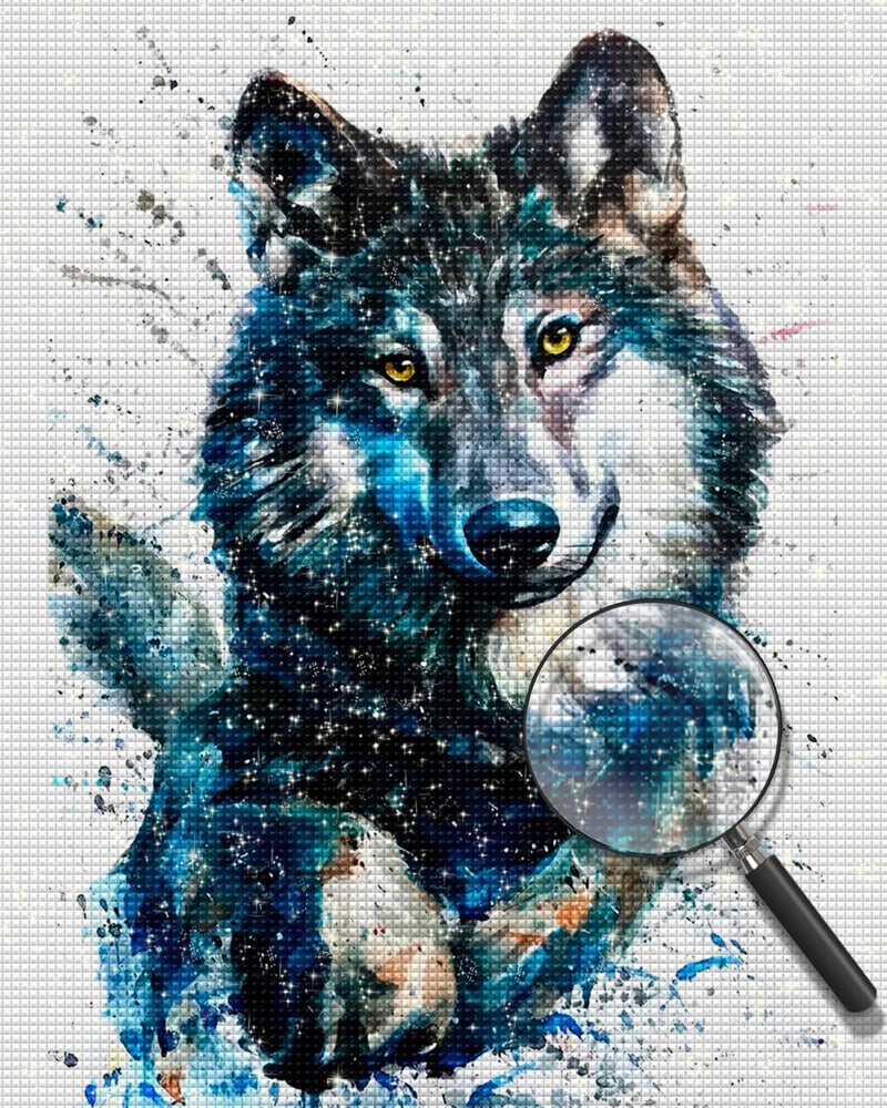 Wolf Running Diamond Painting