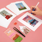 World Cities 10Pcs - Mini Diamond Painting Kit