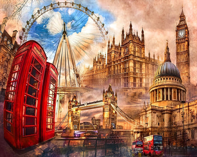 World Famous Buildings Diamond Painting