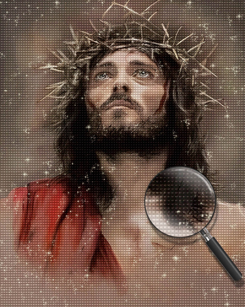 Wounded Jesus Diamond Painting