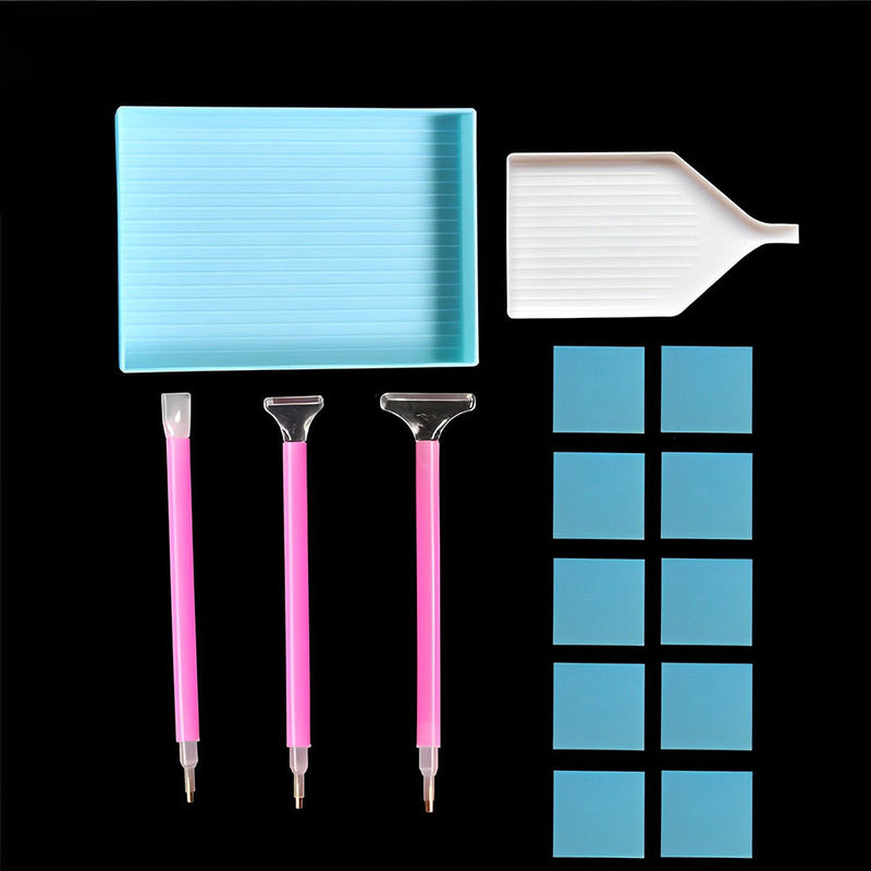 4 Different Diamond Painting Tool Kits