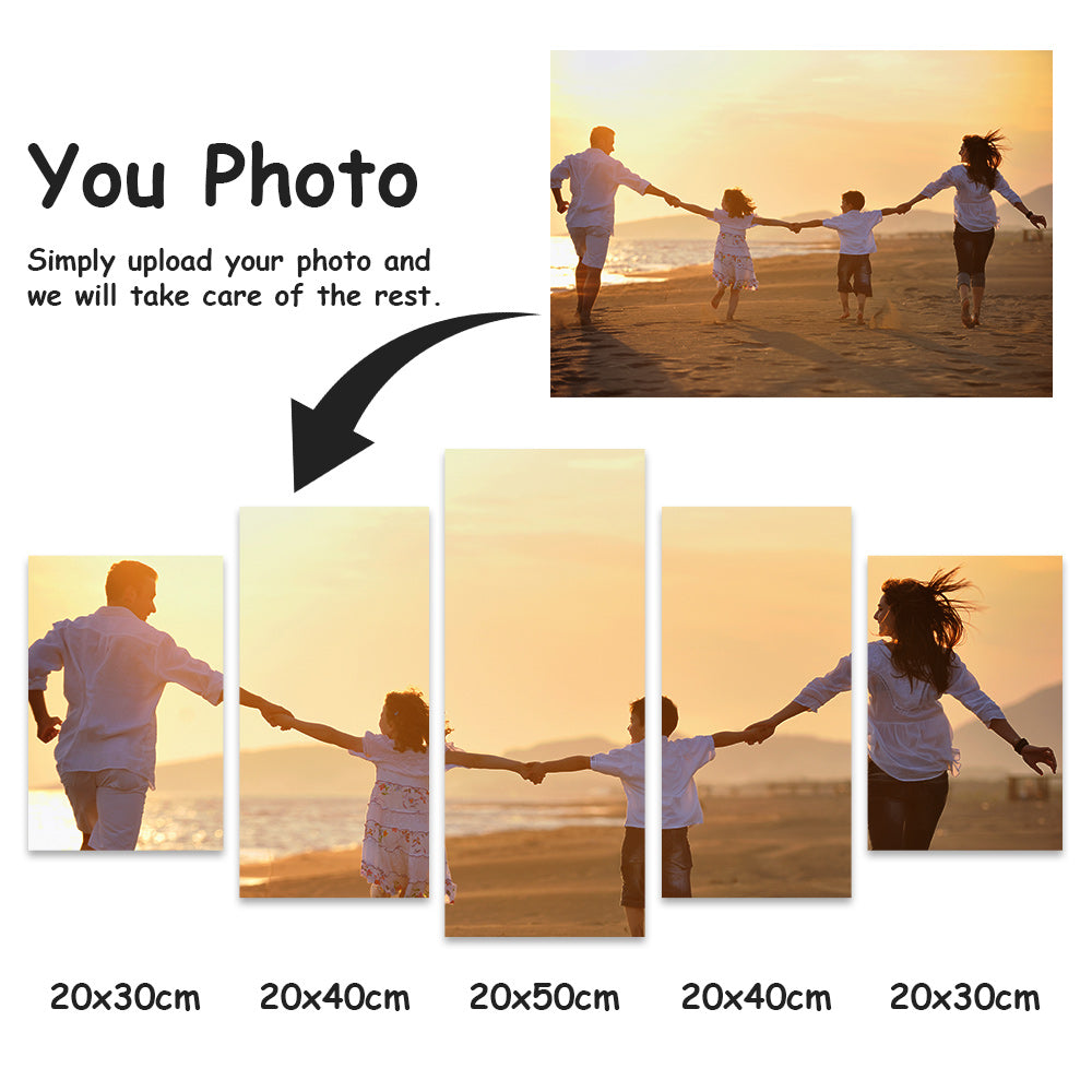 5 Panels Diamond Painting | Photo Custom