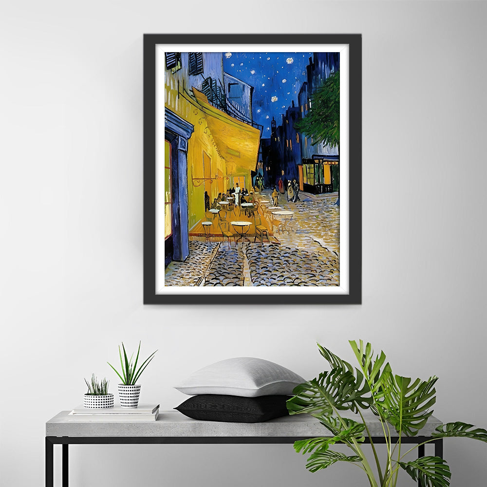 Café Terrace at Night Diamond Painting
