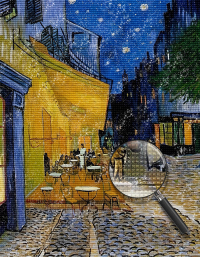 Café Terrace at Night 5D DIY Diamond Painting Kits