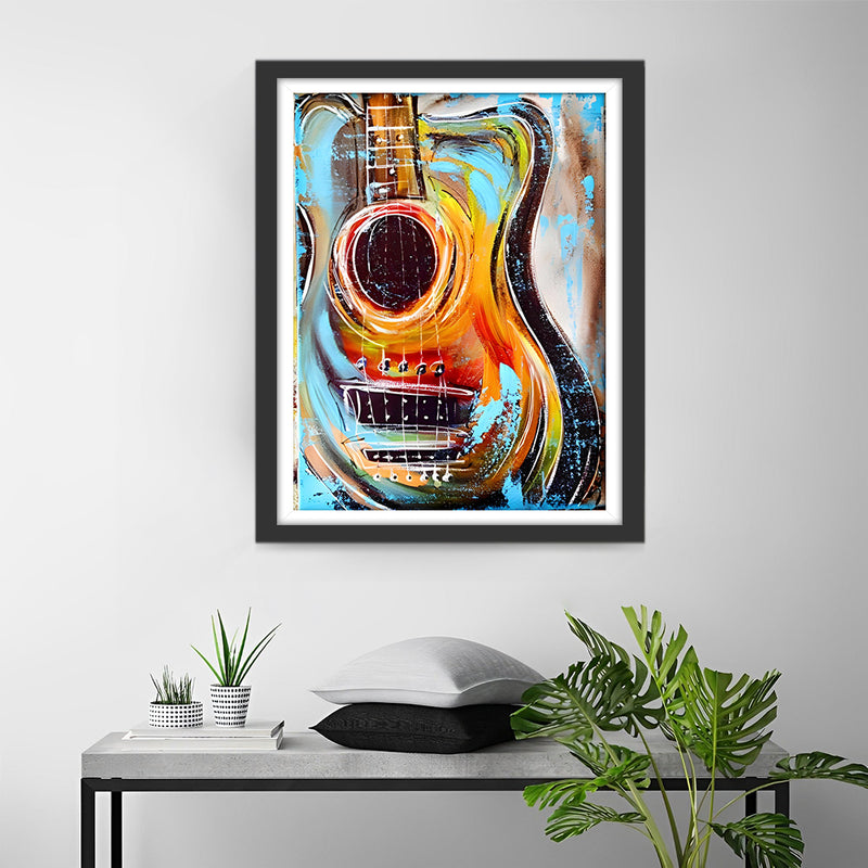 Abstract Guitar Diamond Painting