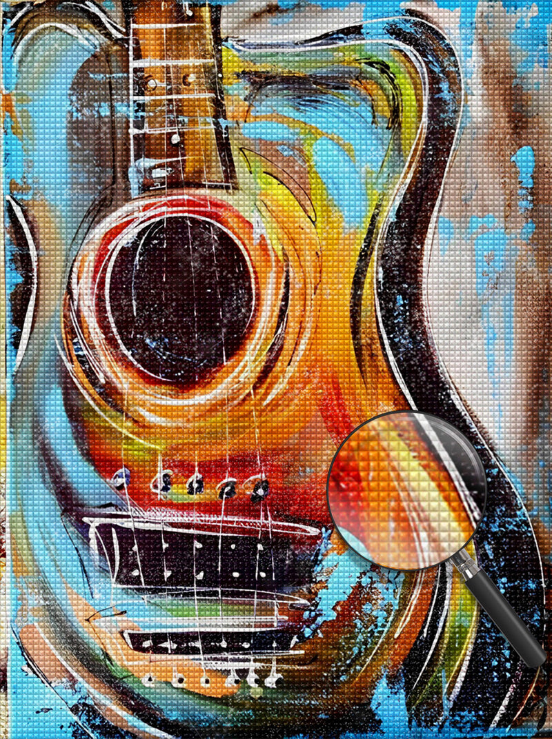 Abstract Guitar Diamond Painting