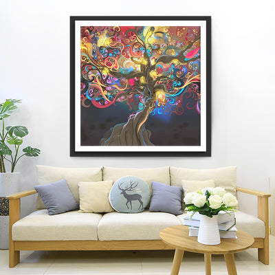 The Colorful Magic Tree Diamond Painting