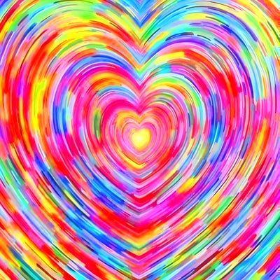 Colorful Love Heart 5D DIY Diamond Painting Kits