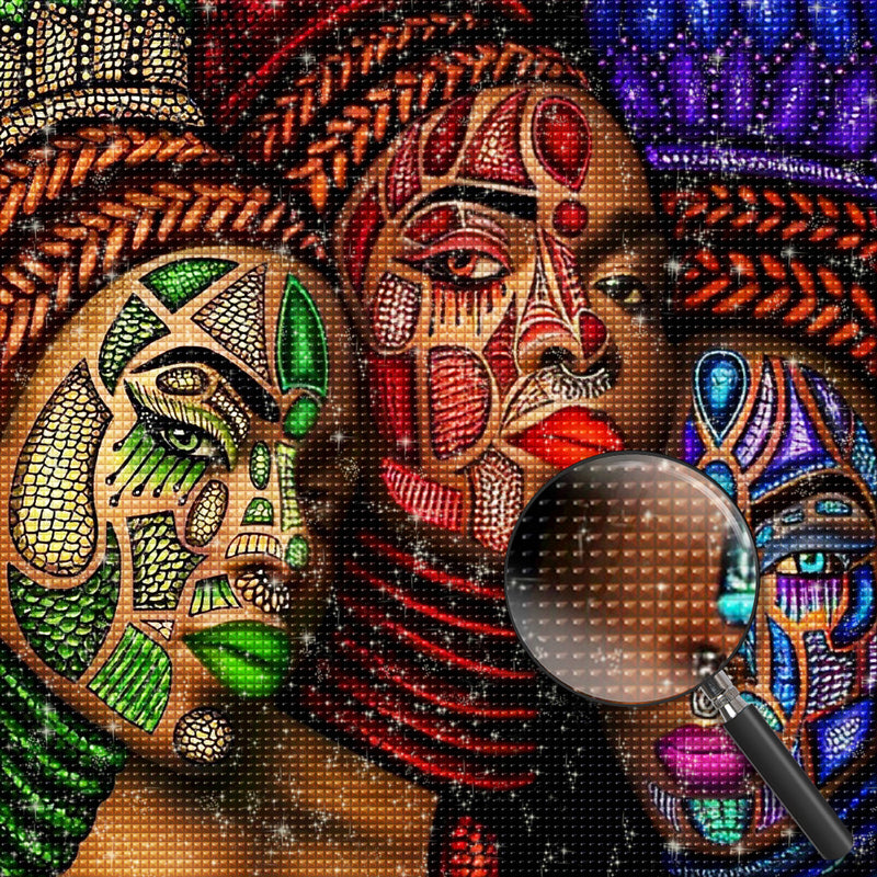 Africa 5D DIY Diamond Painting Kits AFRICANSQR112