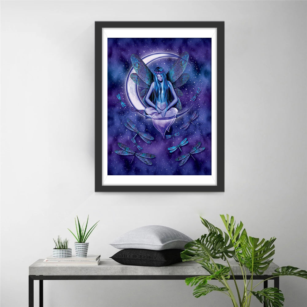 The Purple Moon Fairy Diamond Painting