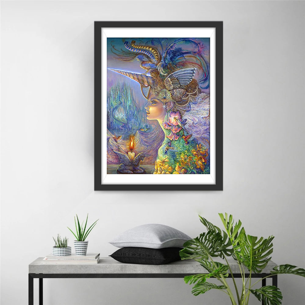 Unicorn Girl Diamond Painting