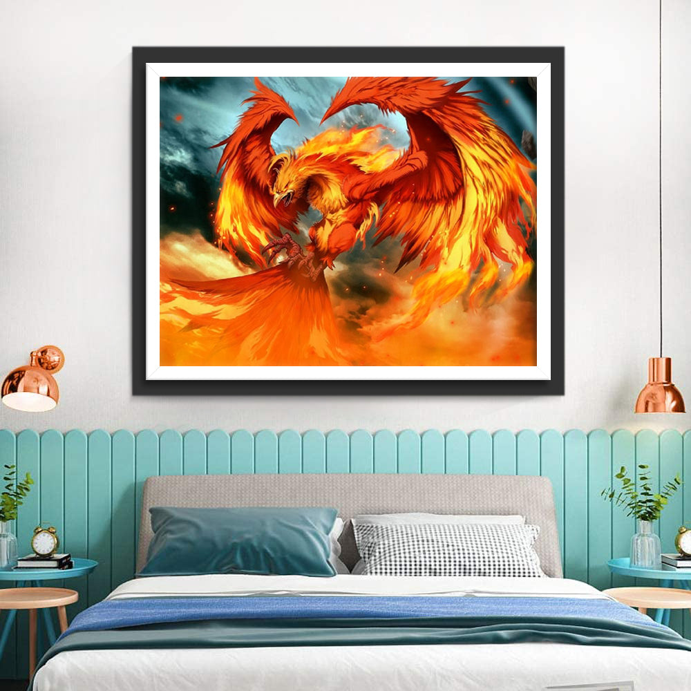 Furious Phoenix Diamond Painting