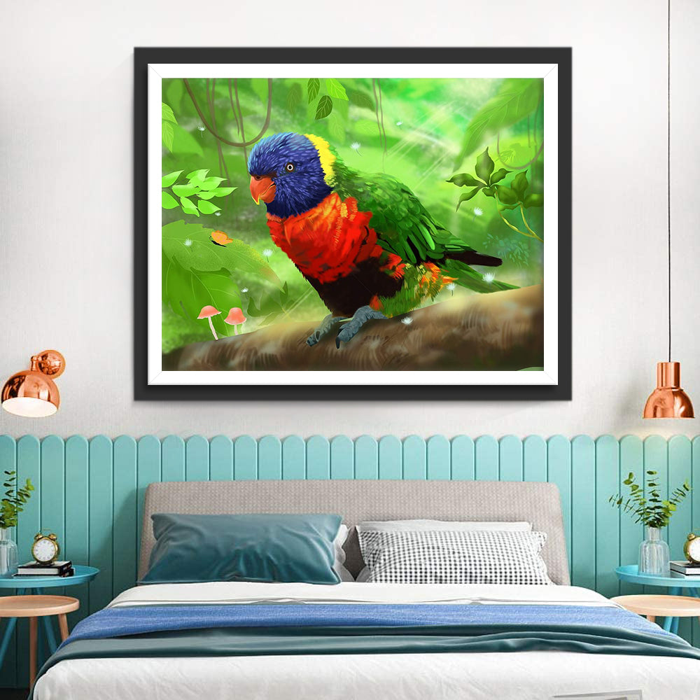 Parrot Trichoglossus Diamond Painting