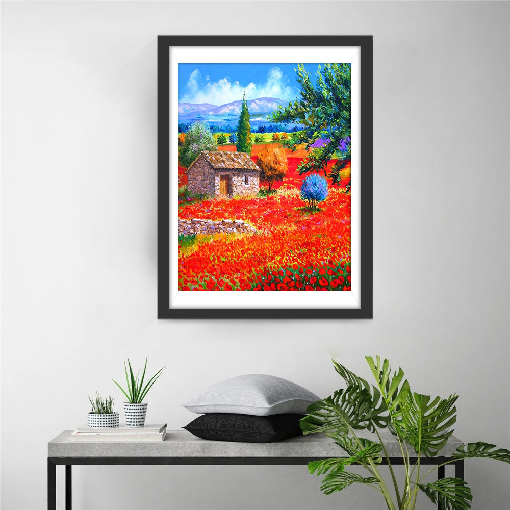 Field of Poppies Diamond Painting