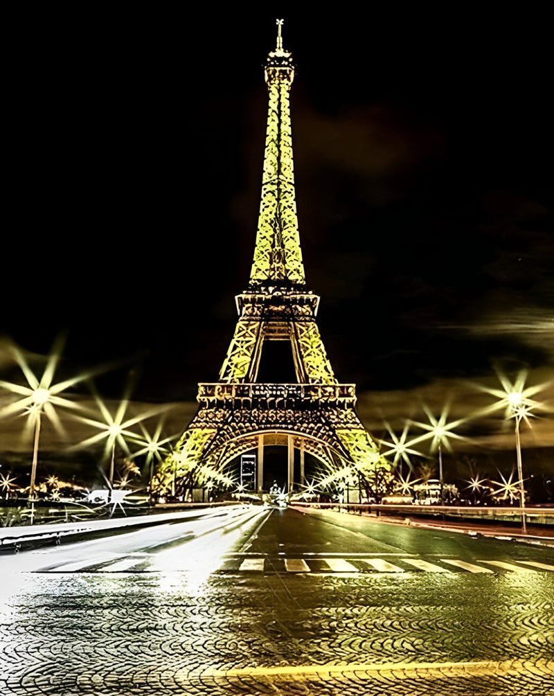 Champ-de-Mars and Eiffel Tower 5D DIY Diamond Painting Kits