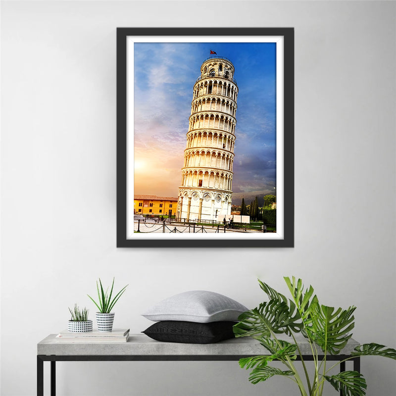 Beautiful Tower of Pisa Diamond Painting