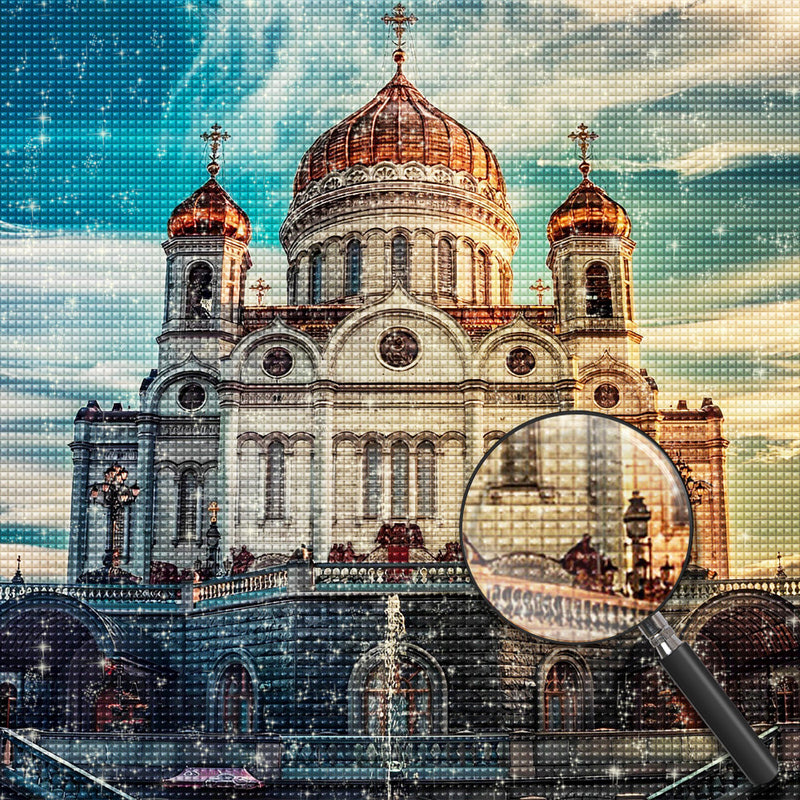 Moscow Cathedral of Christ the Savior 5D DIY Diamond Painting Kits