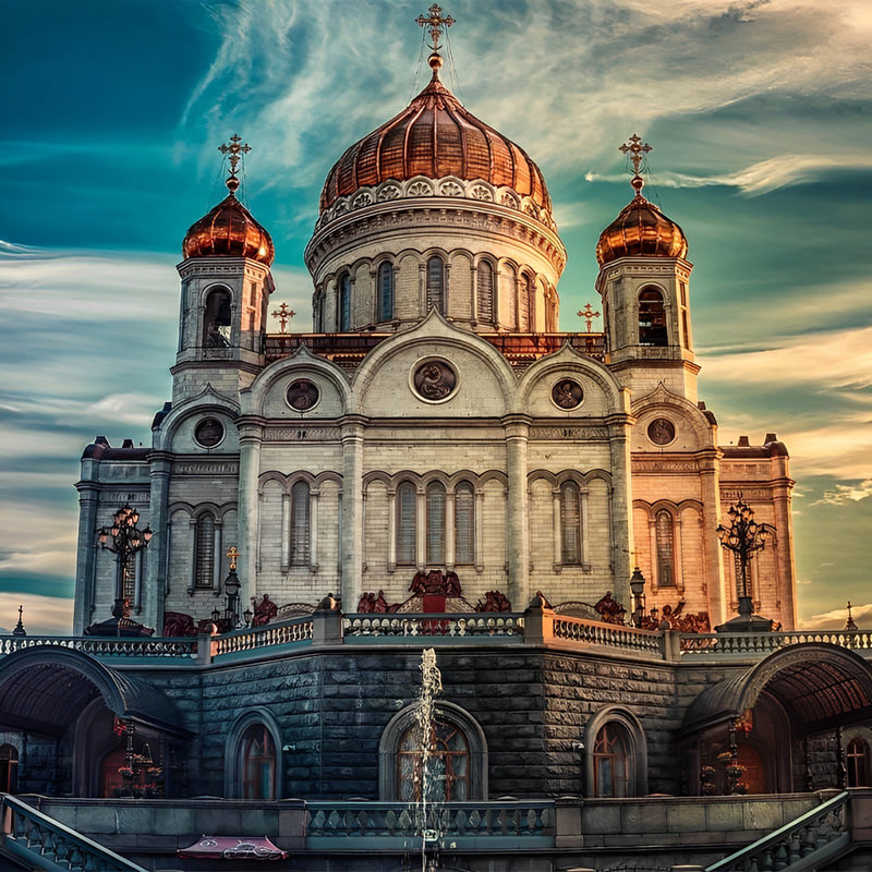 Moscow Cathedral of Christ the Savior 5D DIY Diamond Painting Kits