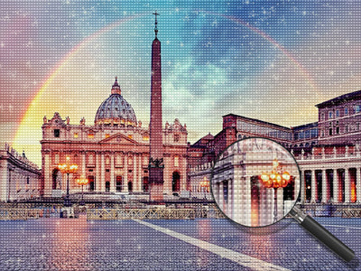 St. Peter's Square 5D DIY Diamond Painting Kits