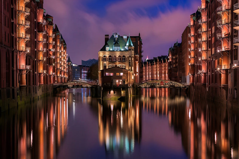 Hamburg at Night 5D DIY Diamond Painting Kits