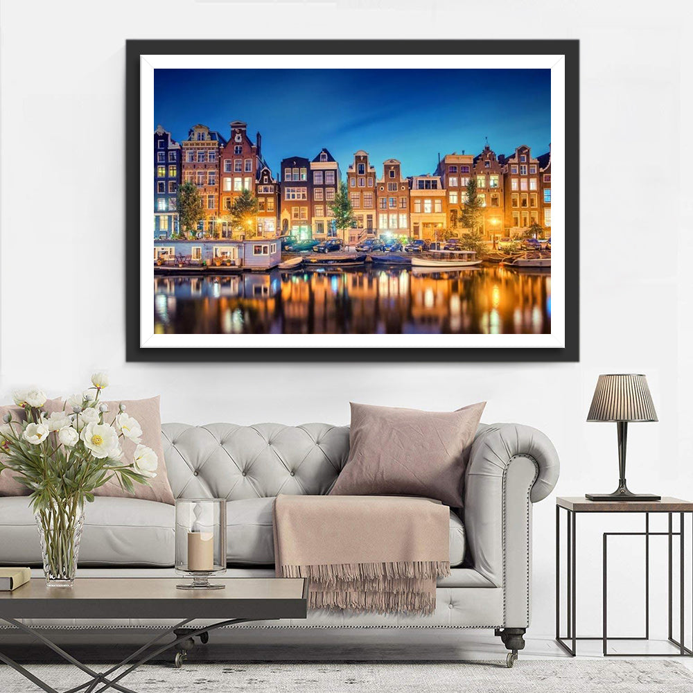 Canals of Amsterdam Diamond Painting
